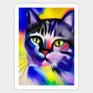 Cat portrait Sticker